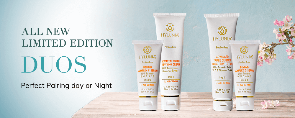 Elevate Your Skincare Routine with Hylunia's limited edition day and night duos products